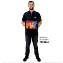Ver imagem 2 de Quadro Decorativo Pincelada Colorida em Moldura Caixa Tacolado Moldura Caixa 3cm Branca sem Vidro 2