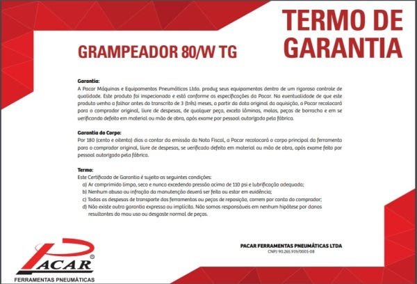 Grampeador 80w/tg Pacar 100% Nacional - 3