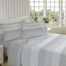Jogo de Cama Lepper 100% Algodão Solteiro Estampado Arôme Com 3 peças - 2