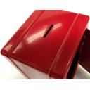 Ver imagem 6 de Mini Cofre Com Segredo Senha Chave Dinheiro Joias Vermelho Lorben