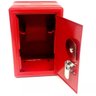 Mini Cofre Com Segredo Senha Chave Dinheiro Joias Vermelho Lorben - 7
