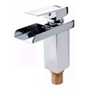 Ver imagem 4 de Torneira Monocomando Waterfall Cascata Calha Metal Baixa GT841 Lorben