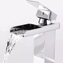 Ver imagem 1 de Torneira Monocomando Waterfall Cascata Calha Metal Baixa GT841 Lorben