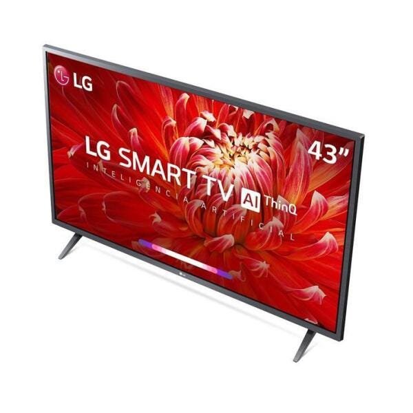 Smart TV 4K LED 43’’ Lm6300Psb, Wi-Fi - 4