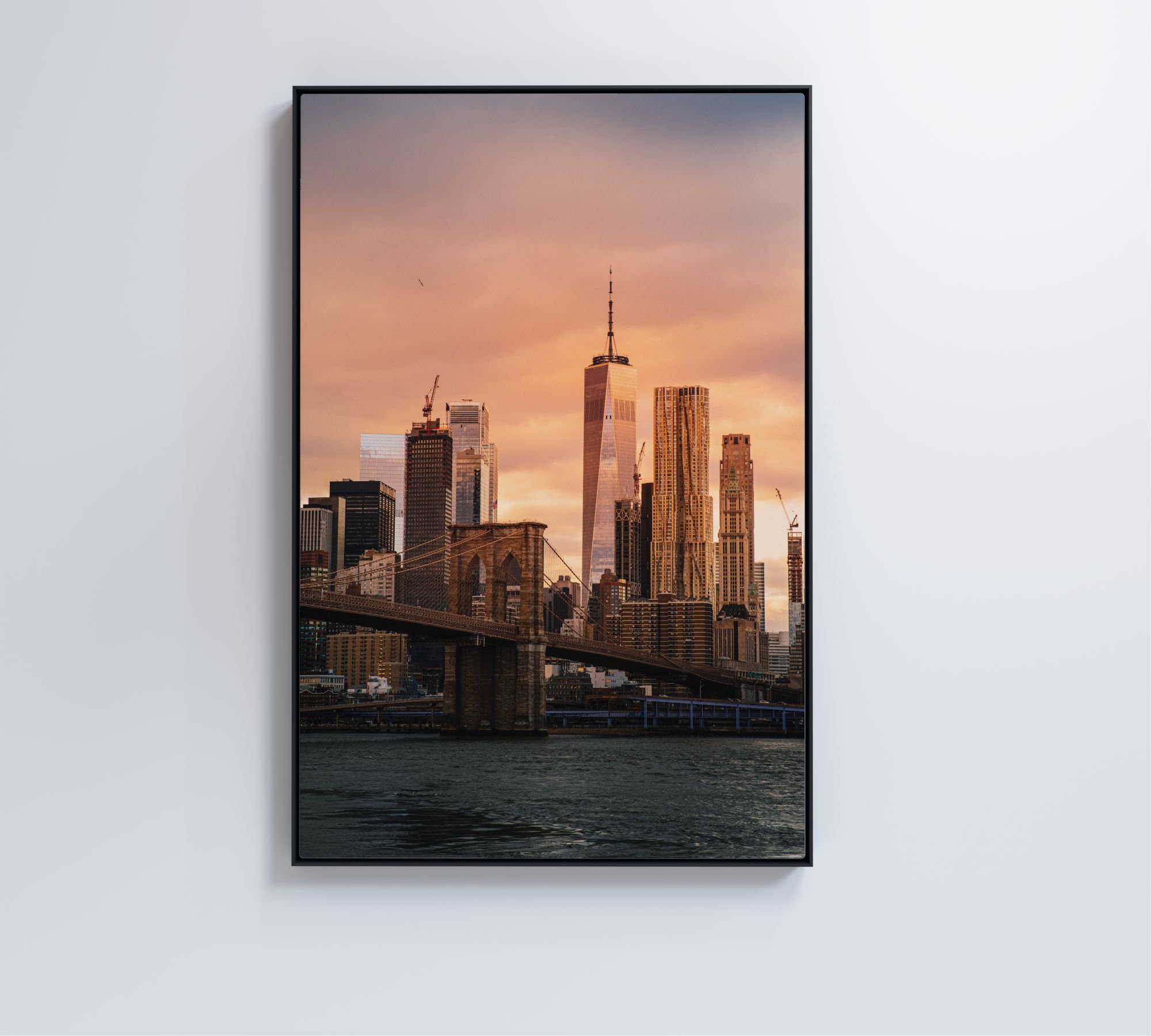 QUADRO NOVA YORK PÔR DO SOL Decor&Quadros CID032