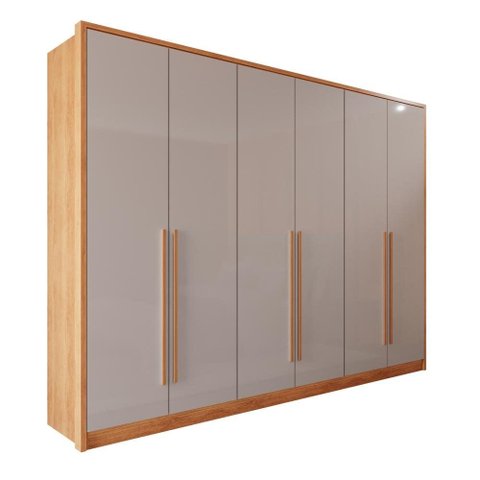 Guarda-Roupa Moscou Plus 6 Portas 6 Gavetas MDF Valverde