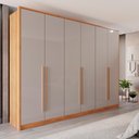 Ver imagem 2 de Guarda-Roupa Moscou Plus 6 Portas 6 Gavetas MDF Valverde