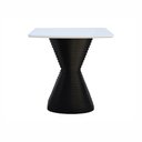 Ver imagem 4 de Mesa de Jantar Apollo Tampo Retangular 136x80cm Preto/Branco