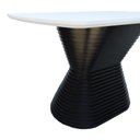 Ver imagem 5 de Mesa de Jantar Apollo Tampo Retangular 136x80cm Preto/Branco