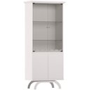 Ver mais imagens de Kit Aparador Buffet Bar Living com Cristaleira Adega Vicky N01 Off White - Lyam Decor
