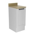 Ver imagem 1 de Armário de Cozinha Balcão 40cm C/tampo 1 Porta e Rodapé 100% Mdf Phoenix Móvel na Caixa