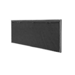 Cabeceira Painel Cama Box Casal 1,40m Estofada Belize Linho Cinza - 4