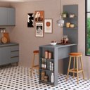Ver imagem 7 de Bancada para Cozinha Luna com Painel Greta Cinza