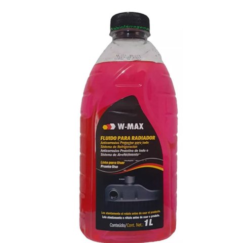 Fluído para Radiadores W-max 1l Rosa
