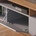 Ver imagem 7 de Estante Home Sala de Estar 180cm Filipina Led G73 - Gran Belo