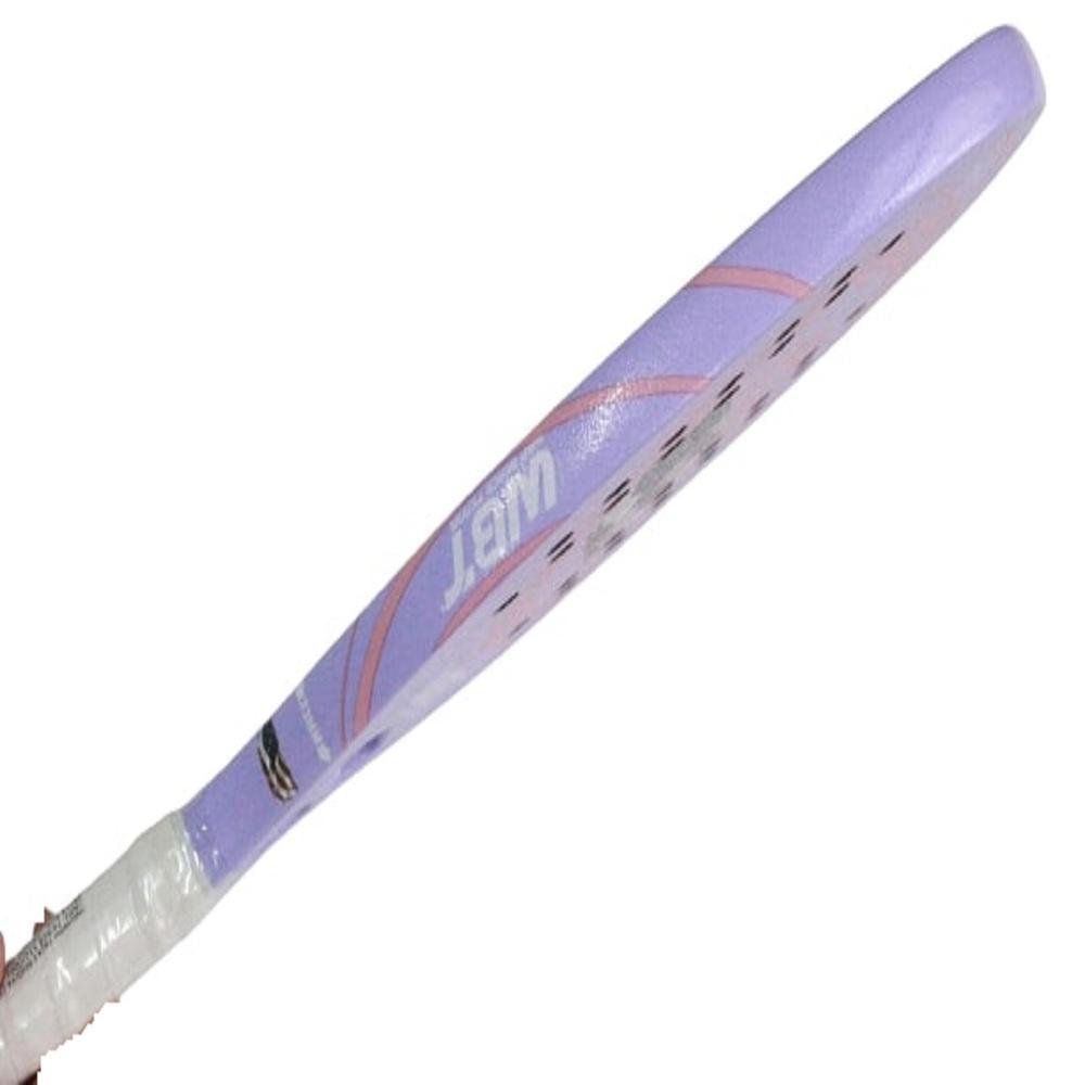 RAQUETE BEACH TENNIS CARBONO 3K WBT AMERICAN COM CAPA RAQUETEIRA TENIS DE PRAIA PROFISSIONAL - 4