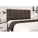 Ver imagem 1 de Cabeceira Casal Queen Jbe Moveis Opala 164cm Marrom Para Cama Box 158cm Decoração Quarto