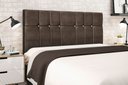 Ver imagem 1 de Cabeceira Casal Queen Jbe Moveis Opala 164cm Marrom Para Cama Box 158cm Decoração Quarto