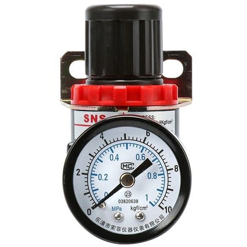 Regulador de Pressão Ar2000 Compressor com Manômetro 1/4 Gt550