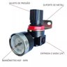 Regulador de Pressão Ar2000 Compressor com Manômetro 1/4 Gt550 - 7