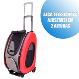 Bolsa Mochila Carrinho Transporte Passeio Caes Pet 5 Em 1 - 2