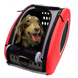 Bolsa Mochila Carrinho Transporte Passeio Caes Pet 5 Em 1 - 3