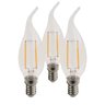 Lâmpada LED - Filamento Vela Chama 2,5W E-14 - (3 unidades) - 1