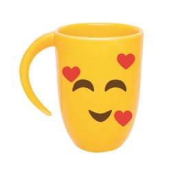 Caneca Fall Amarela - Emoji Coração - 2