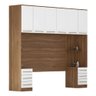 Guarda Roupa Cabeceira Modulado Irlanda com 6 Porta 6 Gaveta Amendola/branco - 1