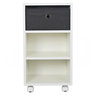 Mesa de Cabeceira Gaveteiro Organibox com 3 Gavetas e Rodízios 32x56x30 Cm - 2