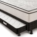 Ver imagem 4 de Cama Box com Auxiliar Solteiro 88x188cm Double Cinza Reconflex