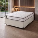 Ver imagem 2 de Cama Box Casal Molas Ensacadas Bourbon 138x188x58cm Hellen