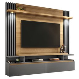 Home Suspenso Decorativo Picon para Tv até 55" Freijó / Cinza Moonstone - Gran Belo - 1