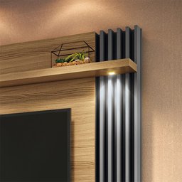 Home Suspenso Decorativo Picon para Tv até 55" Freijó / Cinza Moonstone - Gran Belo - 6