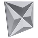 Ver imagem 4 de Forma 3D Gesso e Cimento ABS 1mm - Mini Cullians 30x30 cm