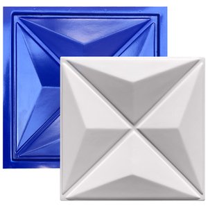 Forma 3D Gesso e Cimento ABS 1mm - Mini Cullians 30x30 cm