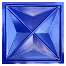 Forma 3D Gesso e Cimento ABS 1mm - Mini Cullians 30x30 cm - 3