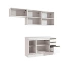 Ver imagem 4 de Armário de Cozinha Completa 100% Mdf 240cm Branco Celeste Kappesberg