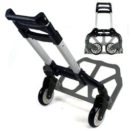 Carrinho Em Aluminio Dobrável Retrátil De Carga 80kg GT591 - 3