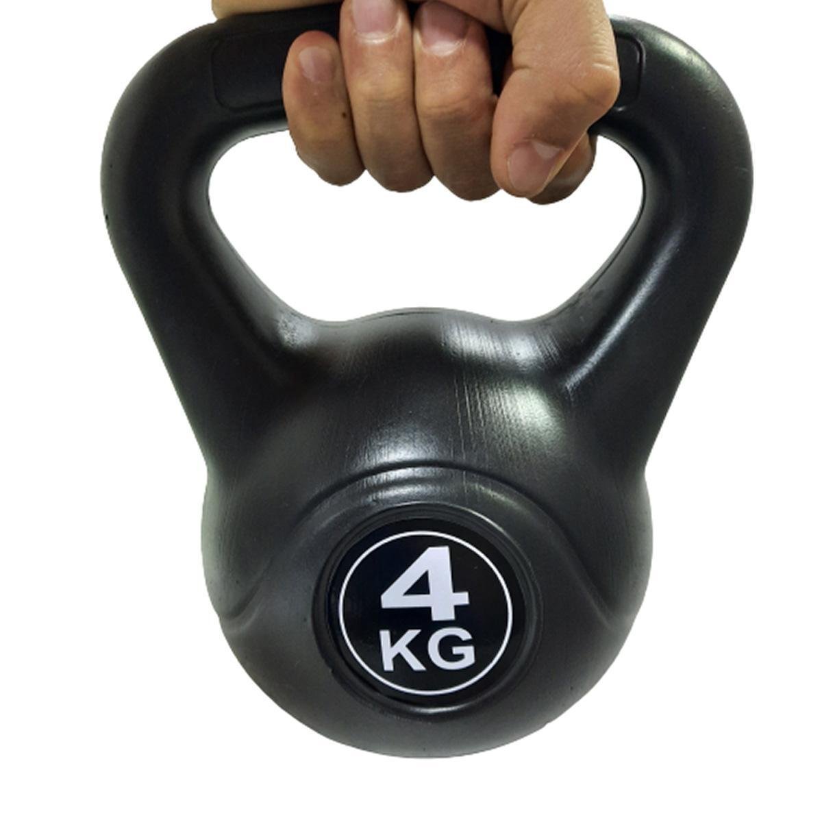 Kettlebell Peso Exercício 04Kg Funcional Musculação Treino | MadeiraMadeira
