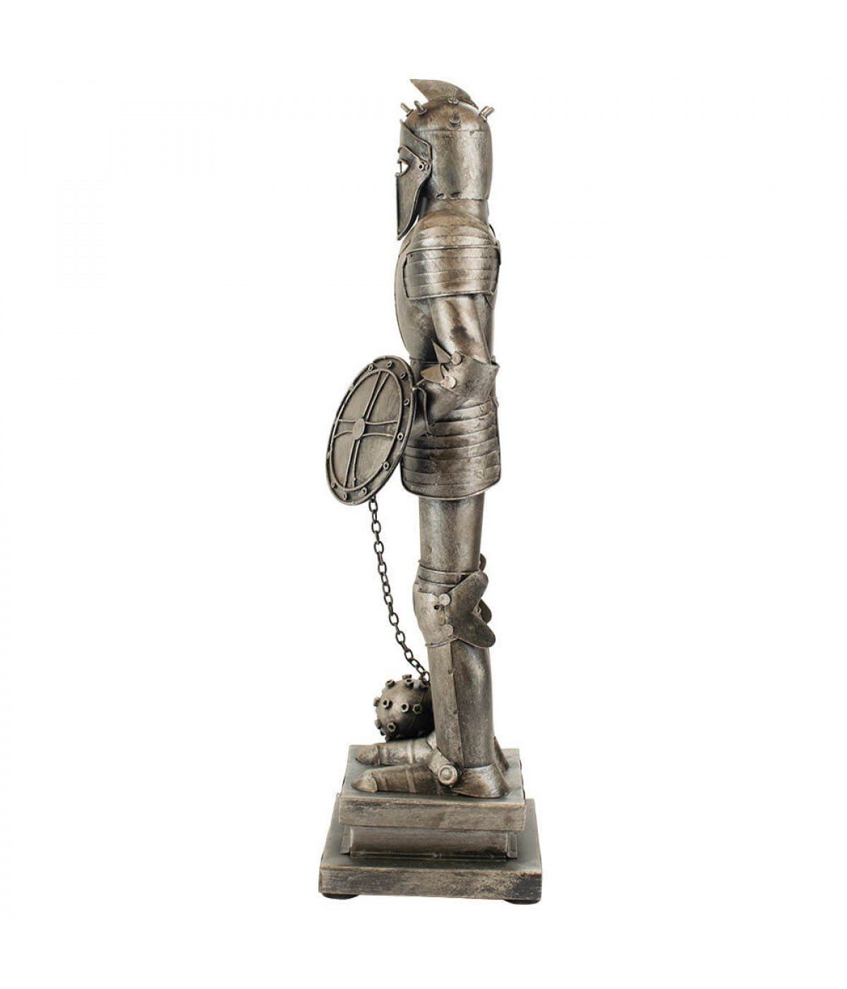 Armadura Medieval Escudo e Mangual 44.5cm Estilo Retrô - Vintage - 4