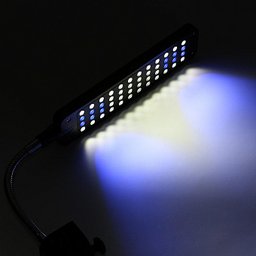 Luminária Aquário Clip 48 Led Branco Azul Bivolt Flexível - 8