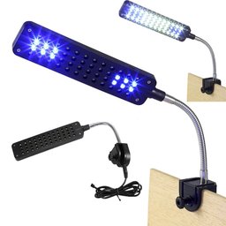 Luminária Aquário Clip 48 Led Branco Azul Bivolt Flexível - 3