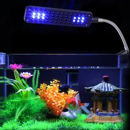 Luminária Aquário Clip 48 Led Branco Azul Bivolt Flexível - 5