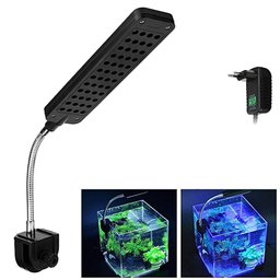 Luminária Aquário Clip 48 Led Branco Azul Bivolt Flexível - 6