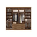 Ver imagem 2 de Guarda Roupa Casal 8 Portas e 6 Gavetas 8.6 Master Jatoba - Santos Andirá