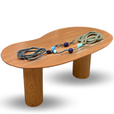 Ver imagem 3 de Mesas de Jantar Orgânicas Bean 1.80x100cm Freijo Modelar Moveis Mesa de Jantar Orgânica