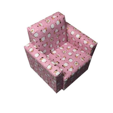 Mini Poltrona Sofá Infantil - Ovelha Rosa