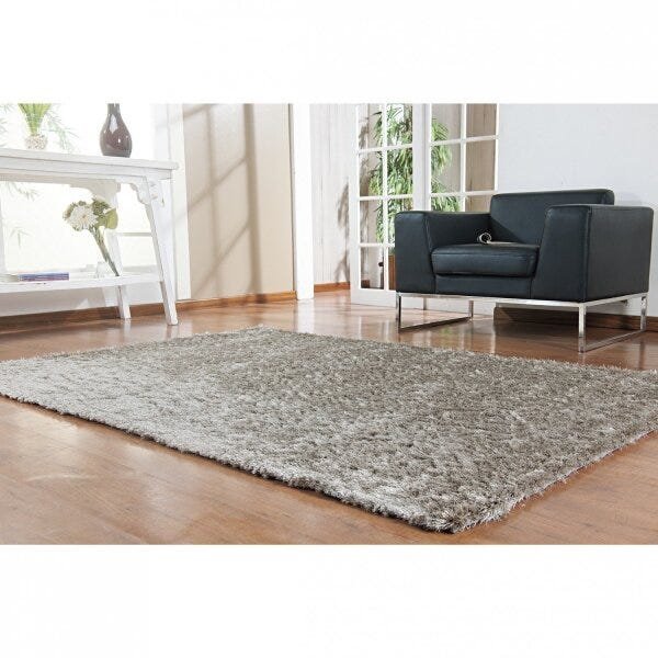 Tapete Clássico Liso Silk Shaggy Niazitex 1,40M x 2,00M - 1