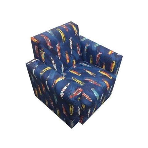 Mini Poltrona Sofá Infantil - Carrinhos